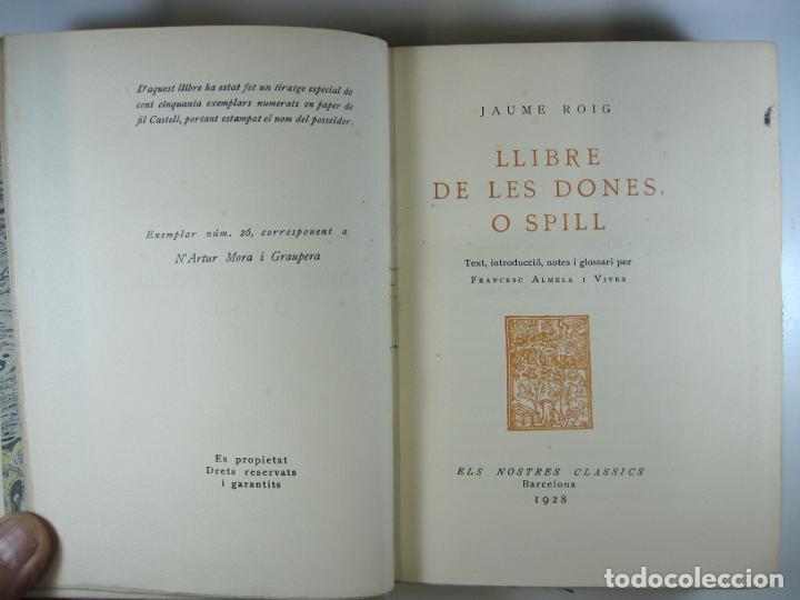 Libros: LLIBRE DE LES DONES O SPILL - ROIG, JAUME - Foto 3