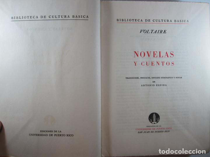 Libros: NOVELAS Y CUENTOS DE VOLTAIRE - VOLTAIRE - Foto 1
