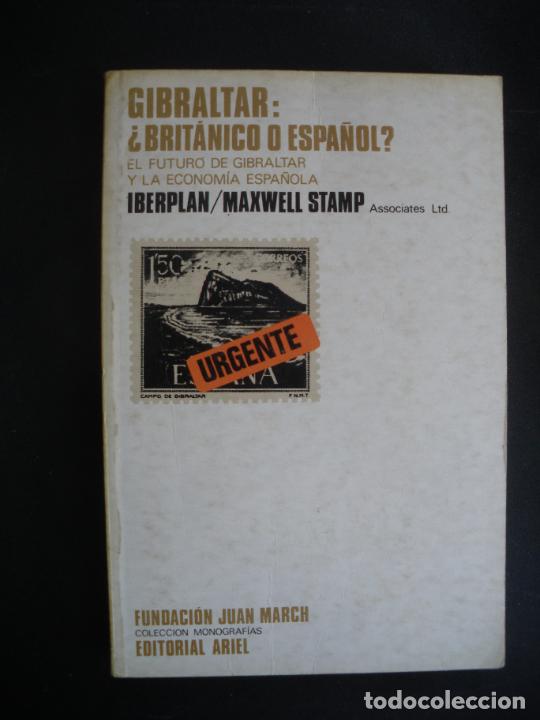 Libros: Iberplan. Maxwell Stamp - Gibraltar: &iquest;brit&aacute;nico o espa&ntilde;ol? - Foto 1