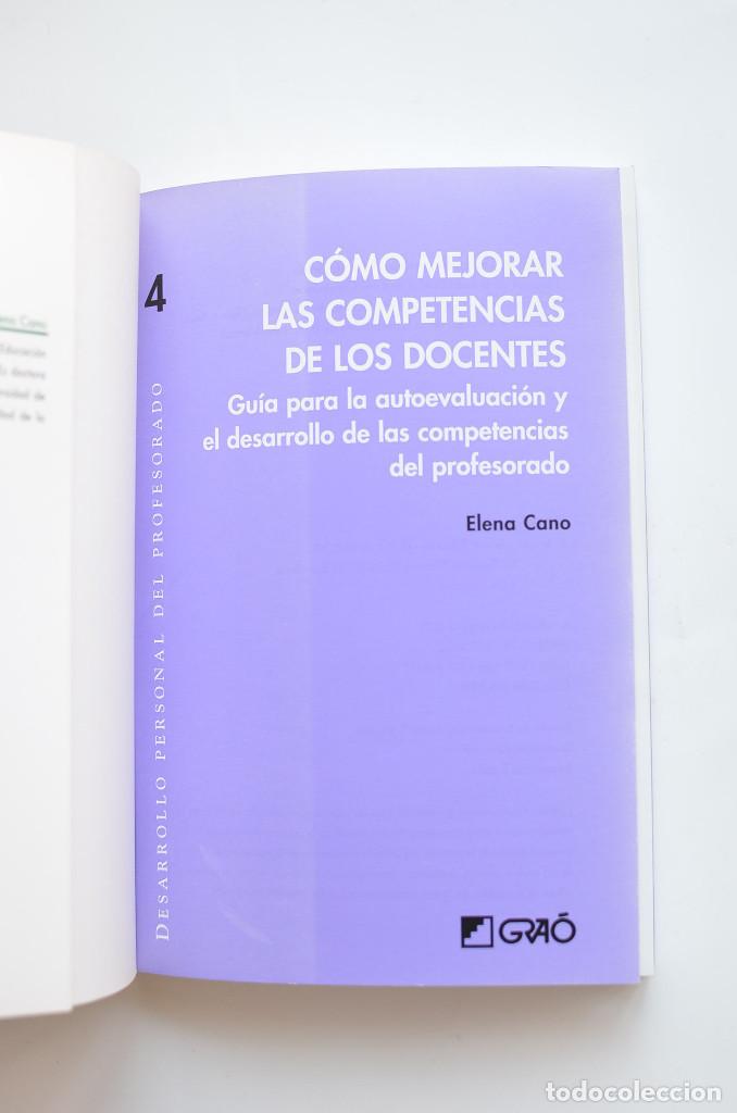 Libros: C&oacute;mo mejorar las competencias de los docentes - CANO, Elena - Foto 2