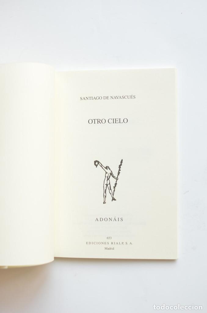 Libros: Otro cielo - NAVASCU&Eacute;S, Santiago de - Foto 2