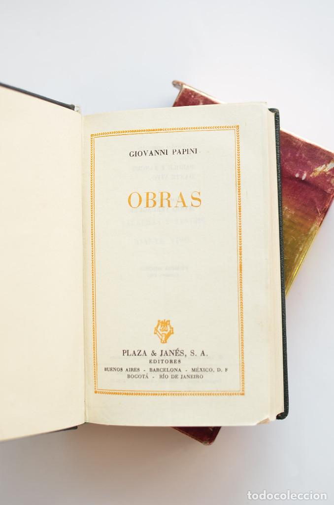 Libros: Giovanni Papini. Obras - PAPINI, Giovanni - Foto 4