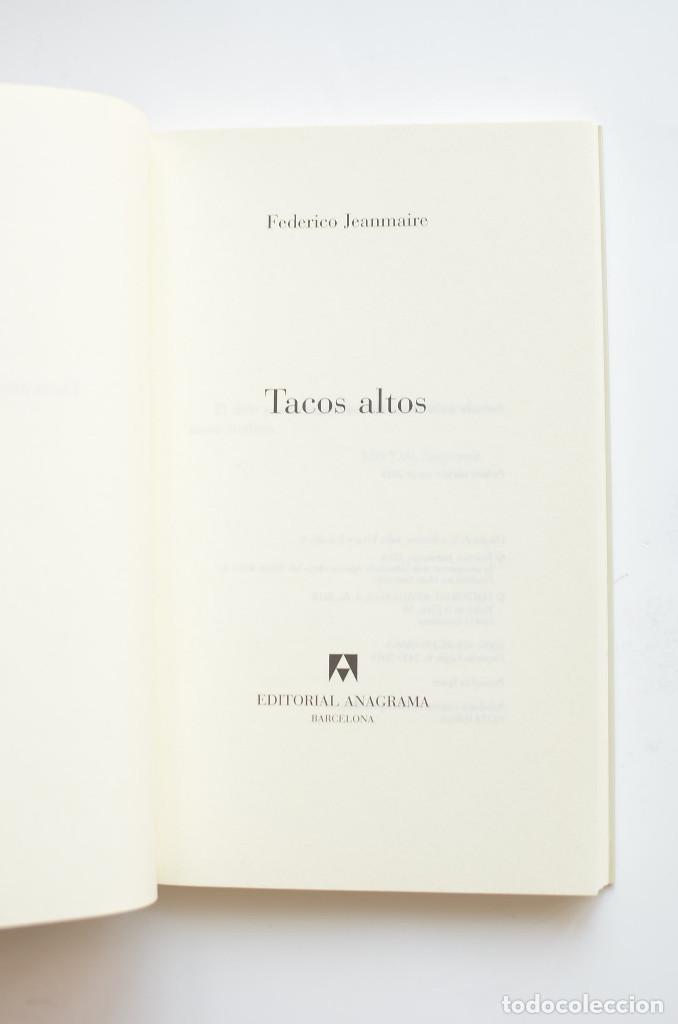 Libros: Tacos altos - JEANMAIRE, Federico - Foto 2