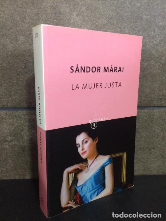 Libros: La mujer justa (Quinteto Bolsillo). S&aacute;ndor M&aacute;rai. - Foto 1