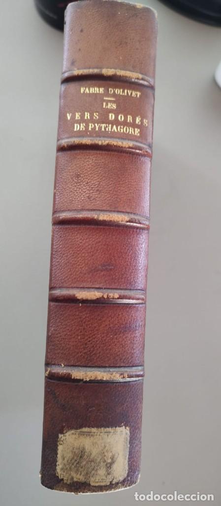 Libros: Fabre dOlivet - Le vers dor&eacute;s de Pythagore - Foto 2