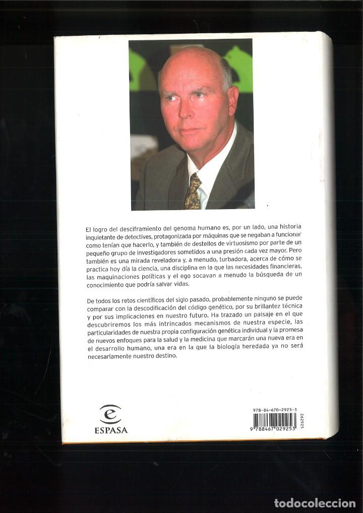 Libros: LA VIDA DESCODIFICADA. Craig Venter - Foto 2