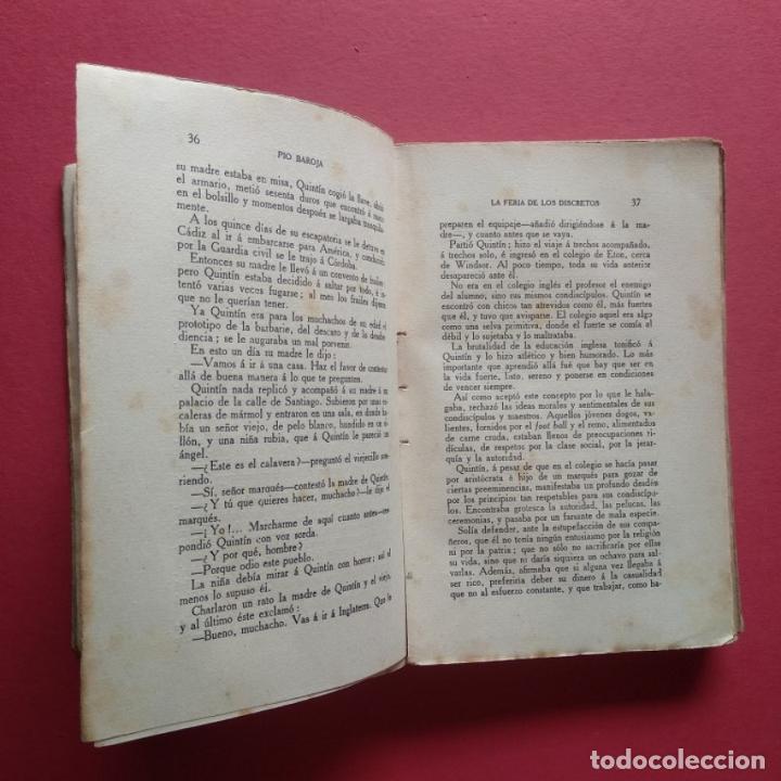 Libros: La Feria de los Discretos. Novela. - BAROJA, P&iacute;o. - Foto 3