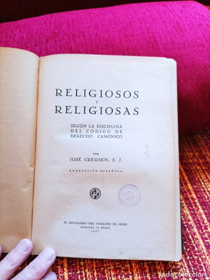 Libros: RELIGIOSOS Y RELIGIOSAS - Foto 2