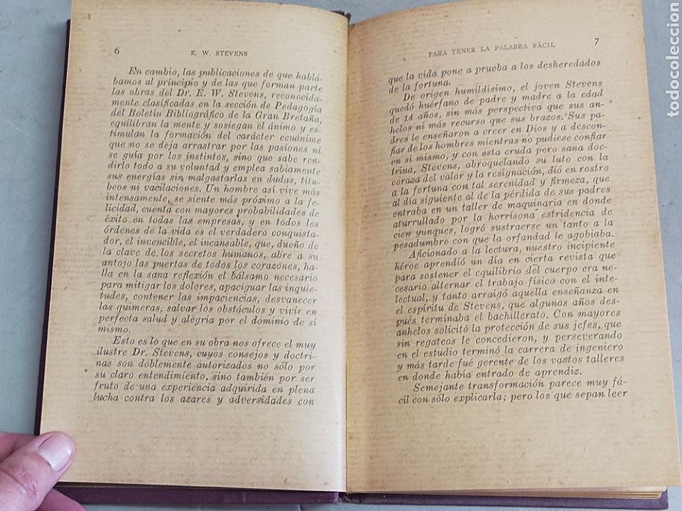 Libros: PARA TENER LA PALABRA FACIL. E.W. STEVENS. 2&deg; EDICION. - Foto 6