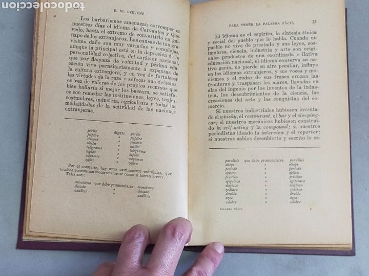 Libros: PARA TENER LA PALABRA FACIL. E.W. STEVENS. 2&deg; EDICION. - Foto 8