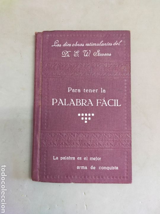 Libros: PARA TENER LA PALABRA FACIL. E.W. STEVENS. 2&deg; EDICION. - Foto 1