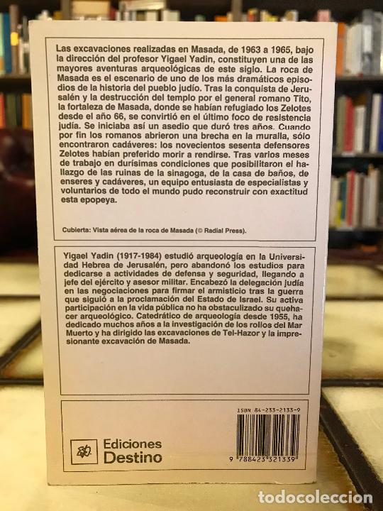 Libros: Masada. Yigael Yadin. PEDIDO M&Iacute;NIMO 5&euro; - Foto 2