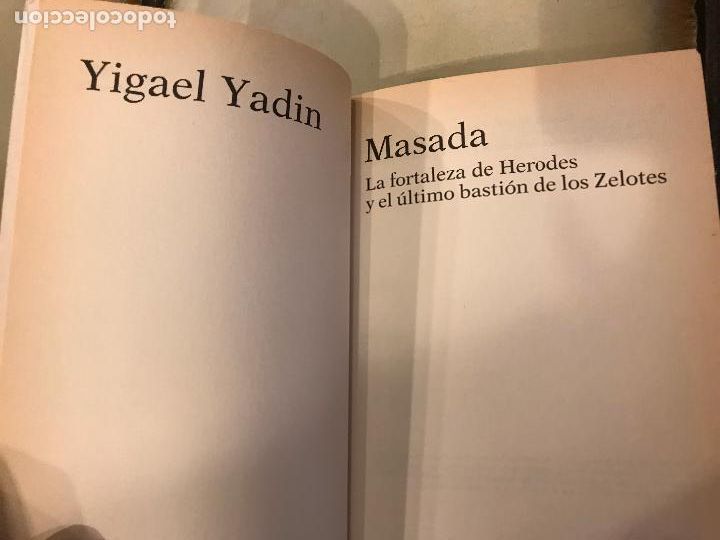 Libros: Masada. Yigael Yadin. PEDIDO M&Iacute;NIMO 5&euro; - Foto 3
