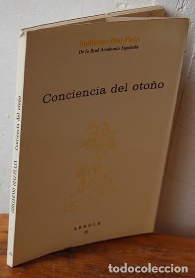 Libros: CONCIENCIA DEL OTO&Ntilde;O - GUILLERMO D&Iacute;AZ-PLAJA - Foto 1