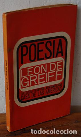 Libros: POES&Iacute;A - LE&Oacute;N DE GREIFF - Foto 1