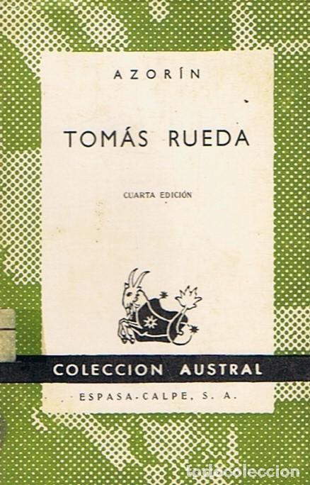 Libros: TOM&Aacute;S RUEDA. - Azor&iacute;n. - Foto 1
