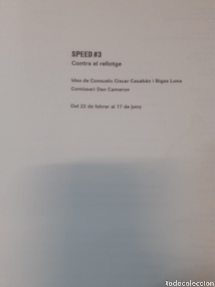 Libros: SPEED 3. Contra el rellotge. IVAM - CAMERON,Dan (Comissari) - Foto 3