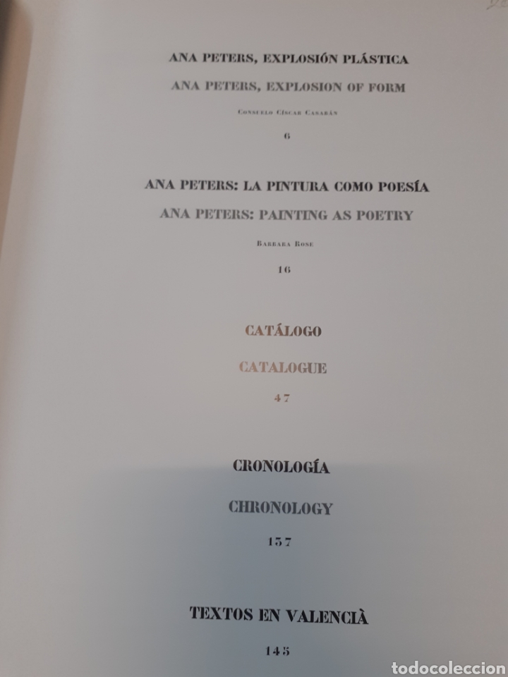 Libros: ANA PETERS. IVAM - CATALOGO - Foto 3