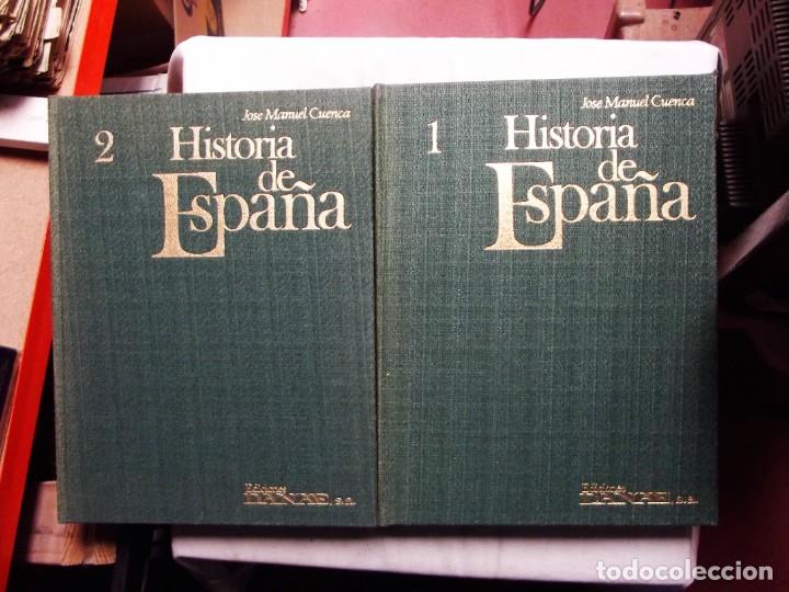 Libros: HISTORIA DE ESPA&Ntilde;A DE JOSE MANUEL CUENCA 2 TOMOS EDICIONES DANAE - Foto 1