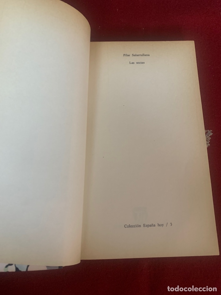 Libros: Las sectas. Pilar Salarrullana. - Foto 4