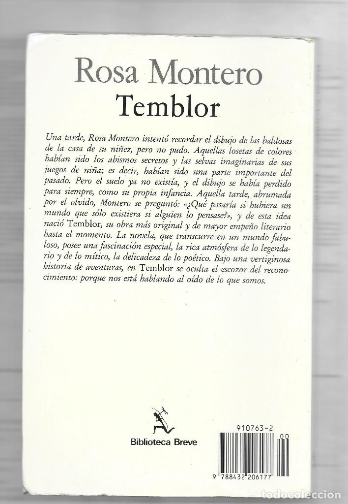 Libros: TEMBLOR- ROSA MONTERO - Foto 2