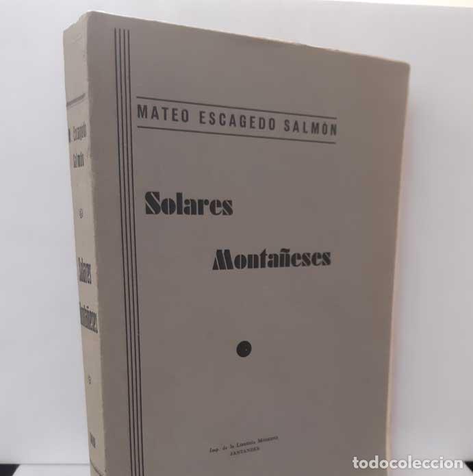 Libri di seconda mano: SOLARES MONTA&Ntilde;ESES, TOMO VIII. VIEJOS LINAJES DE LA PROVINCIA DE SANTANDER - ESCAGEDO SALM&Oacute;N, MATEO