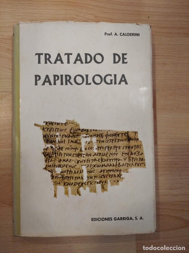 Libros: Tratado de papirolog&iacute;a. A. Calderini. - Foto 1