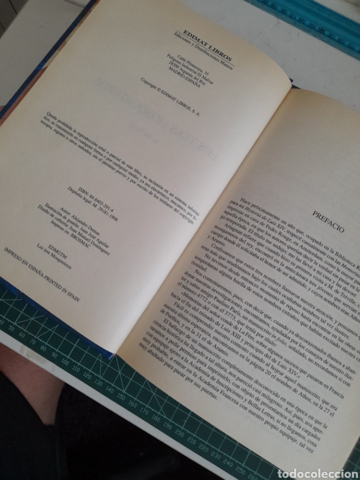 Libros: Los tres mosqueteros , Edimat , ilustrado - Foto 4