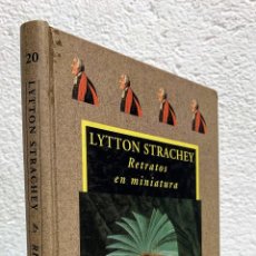 Libros: RETRATOS EN MINIATURA - LYTTON STRACHEY - VALDEMAR 1995 - TAPA DURA