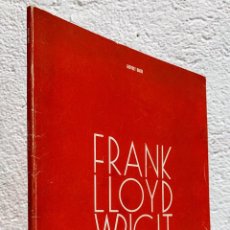Libros: FRANK LLOYD WRIGHT - GEOFFREY BAKER. Lote 349472039