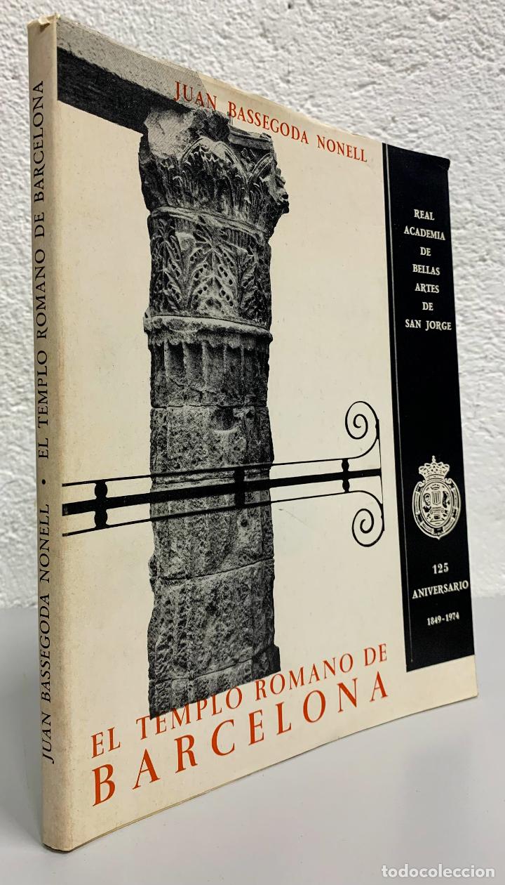 Libros: EL TEMPLO ROMANO DE BARCELONA - JUAN BASSEGODA NONELL - Foto 1