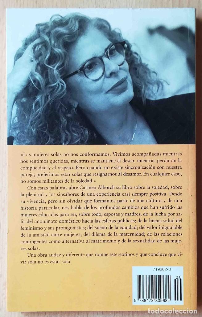 Libros: Solas (Carmen Alborch) Ediciones Temas de Hoy - Foto 2