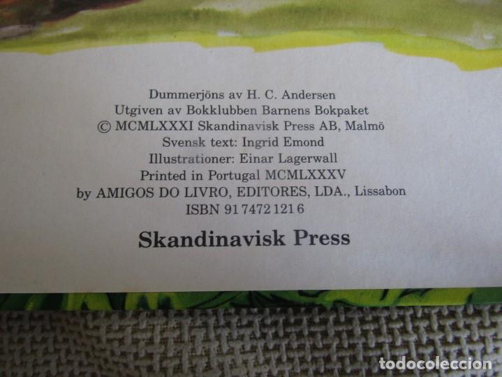Libros: Dummerj&ouml;ns - Hans Christian Andersen - Edici&oacute;n Sueca 1985 - Foto 3