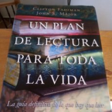 Libros: UN PLAN DE LECTURA PARA TODA LA VIDA. FADIMAN. Lote 349647134