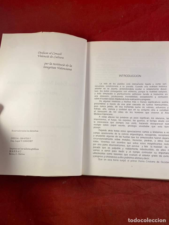 Libros: ALTA EDAD MEDIA VALENCIANA SUS C&Oacute;DICES - Foto 2