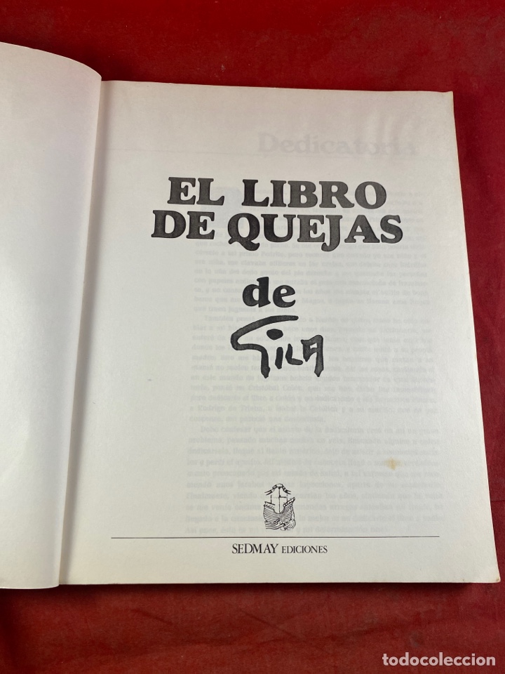 Libros: EL LIBRO DE QUEJAS DE GILA - Foto 2