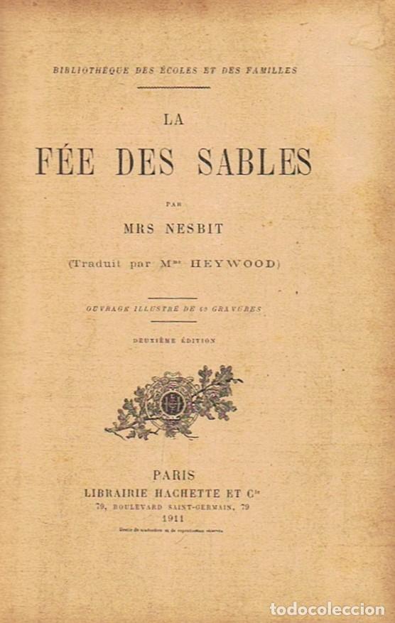 Libros: LA F&Eacute;E DES SABLES. - Nesbit. MRS., - Foto 1