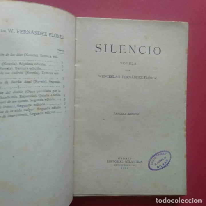 Libros: Silencio. - Fern&aacute;ndez Fl&oacute;rez, Wenceslao. - Foto 2
