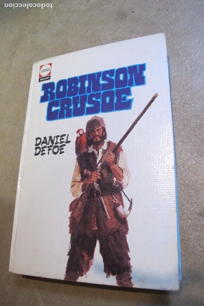 Libros: ROBINSON CRUSOE. DANIEL DEFOE. CLASICOS JUVENILES MOLINO - Foto 1