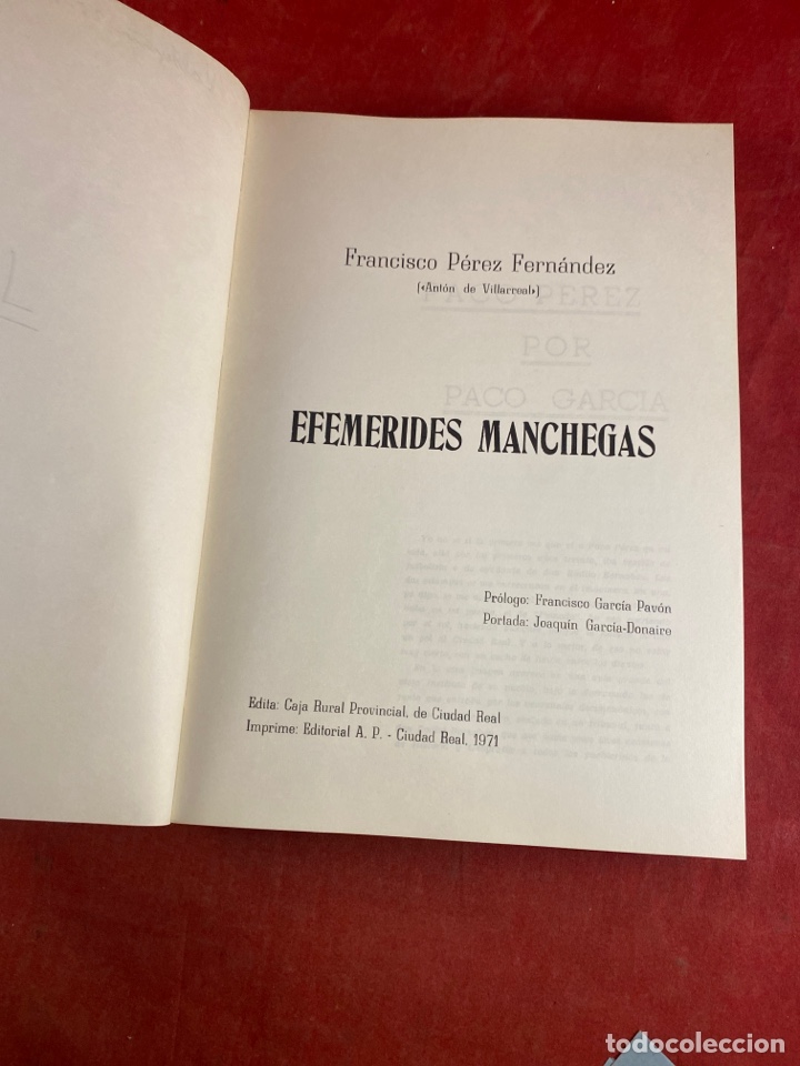 Libros: EFEM&Eacute;RIDES MANCHEGAS - Foto 2
