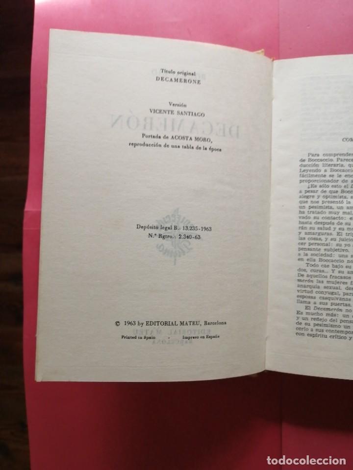 Libros: Decameron por Boccaccio. 1963 - Foto 3