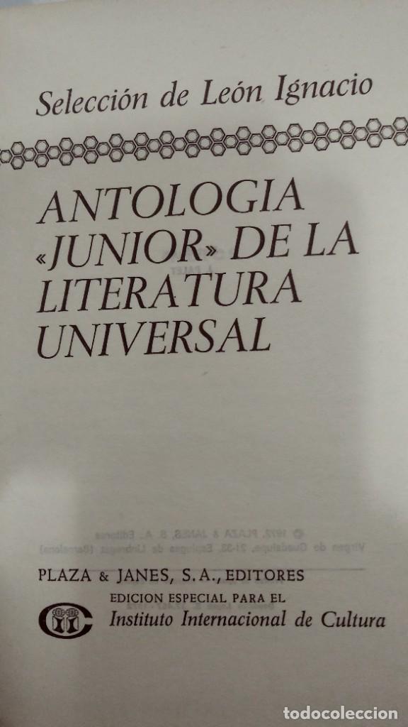 Libros: Antolog&iacute;a Junior de la literatura universal - Foto 2