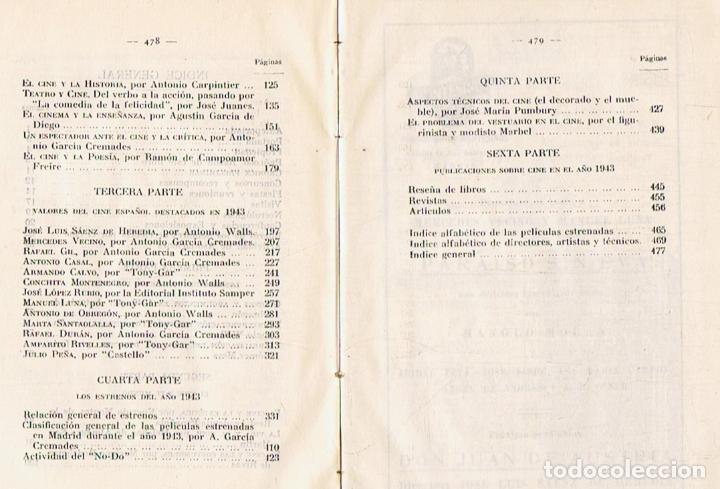 Libros: EL CINE EN 1943. - AA.VV. - Foto 3
