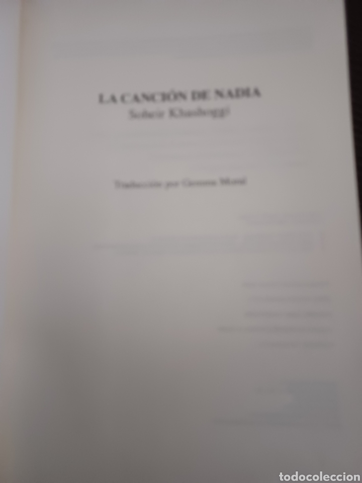 Libros: Barybook C47. . La canci&oacute;n de Nadia Soheir Khashoggo Crescendo - Foto 4