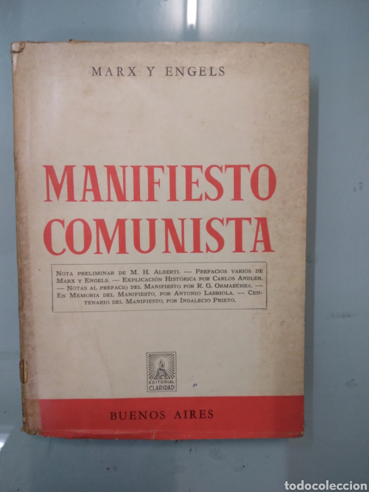 Libros: Marx y Engels,Manifiesto Comunista - Foto 1
