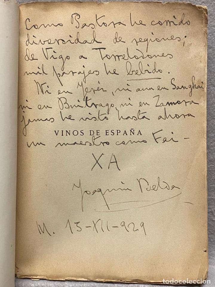 Libros: VINOS DE ESPA&Ntilde;A. 1&ordf; ed. - BELDA, JOAQU&Iacute;N. - Foto 2