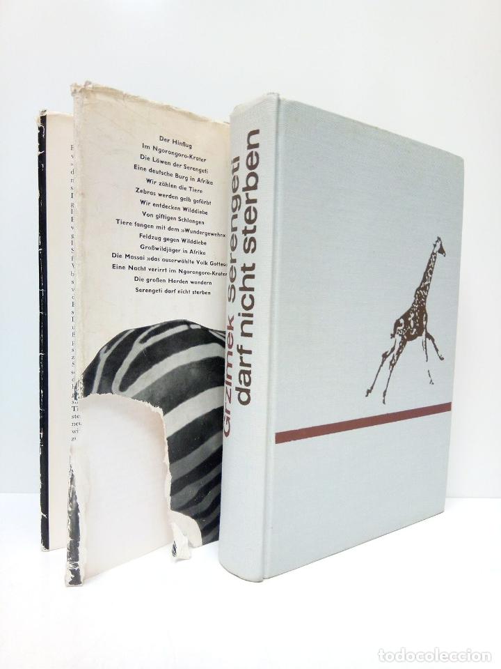 Libros: BERNHARD, Prof. Dr. Dr. und Michael Grzimek - Serengeti darf nicht sterben: 367000 tiere suchen eine