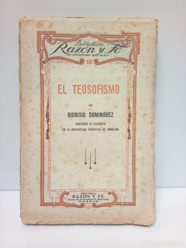 Libros: DOMINGUEZ, Dionisio - El teosofismo - Foto 1