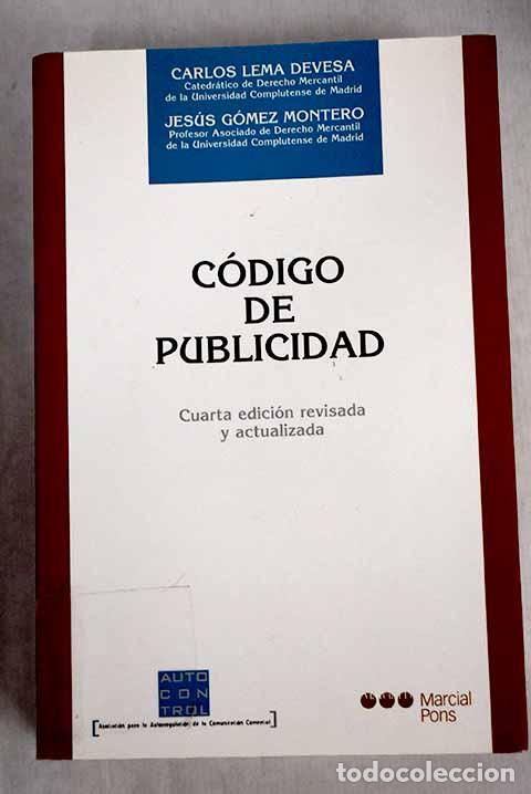 Libros: C&oacute;digo de publicidad - Foto 1