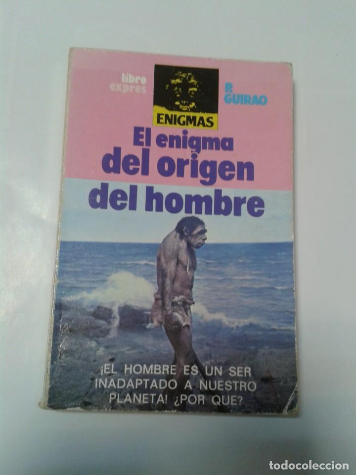 Libros: EL ENIGMA DEL ORIGEN DEL HOMBRE. P. GUIRAO - Foto 1